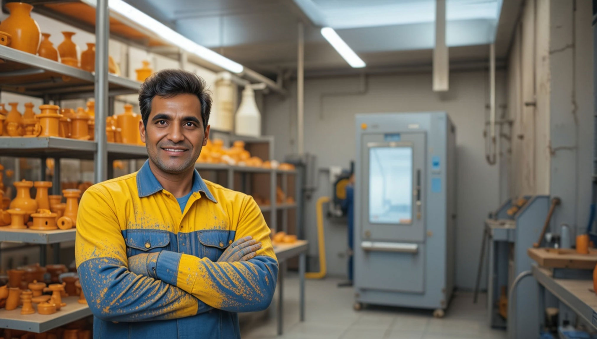 رنگ کوره‌ای الکترواستاتیک